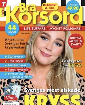 6 nr av Bra Korsord för 179 kr