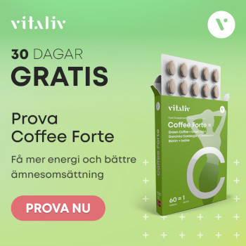 Coffee Forte från Vitaliv nu till 0 kr + frakt