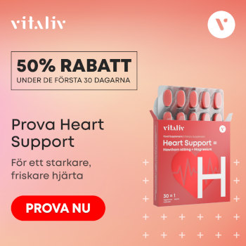 Heart Support: ett kosttillskott för hjärthälsa från Vitaliv