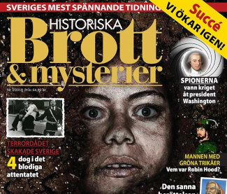 9 nr av tidningen HISTORISKA Brott & mysterier